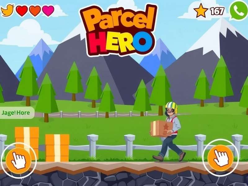 Hasty Parcel Hero Game Banner